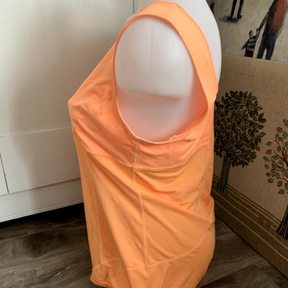 Lululemon Run Sunrise Orange Tank Top ize 10 - Picture 5 of 6